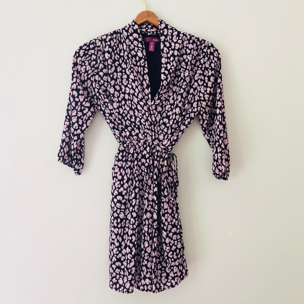 Aqua Patterned Dress